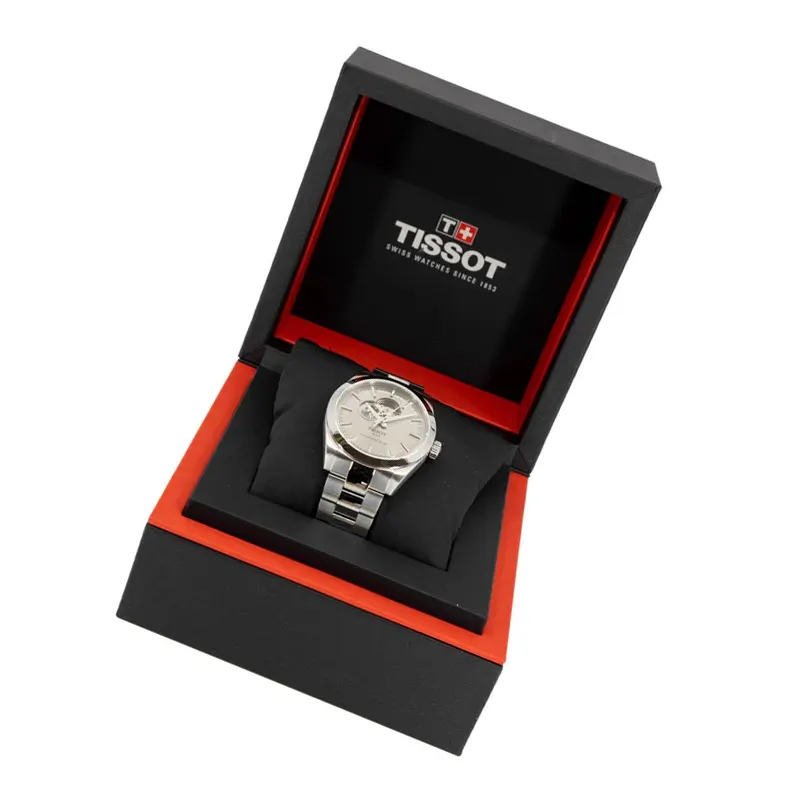 Tissot Gentleman Powermatic 80 Gray Dial Men's Watch- T127.407.11.081.00